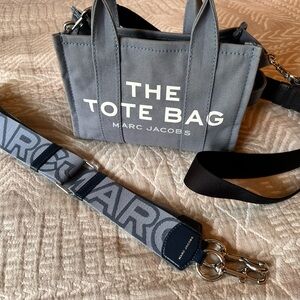 Marc Jacobs Gray Crossbody Tote Bag